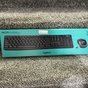 Logitech Black Wireless Keyboard and Mouse Combo